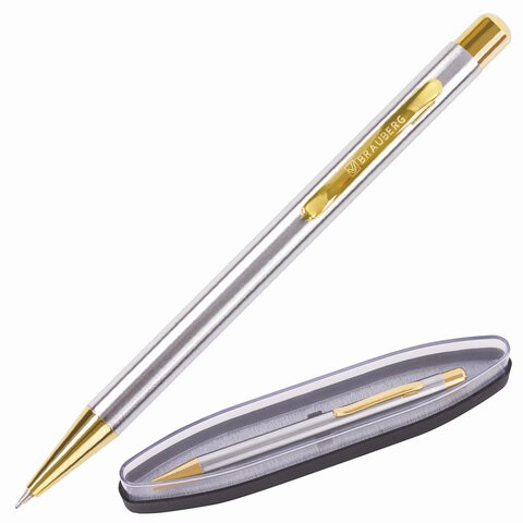 Ручка подарочная шариковая Brauberg Piano 0,5 мм синяя 143472 цена за 2 шт , 